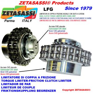TORQUE LIMITER WITH CHAIN COUPLING "LFG"