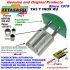 TENSOR DE CADENA AUTOMATICO LINEAL TA3 INOX KU cabeza a arco redondo (casquillos PTFE) Newton250:450