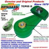 TENSOR DE CORREA AUTOMÁTICO ROTATIVO TCP05 patin tensor cadena cabeza oval Newton30:80