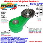 AUTOMATIC ARM CHAIN TENSIONER TCR05AC with idler sprocket AC Newton30:80