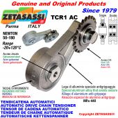AUTOMATIC ARM CHAIN TENSIONER TCR1AC with idler sprocket AC Newton50:180