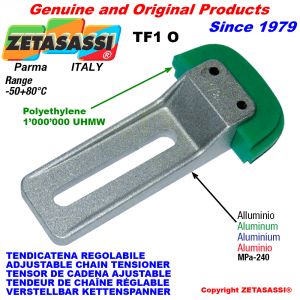 ADJUSTABLE CHAIN TENSIONER TF1 with chain slider oval head