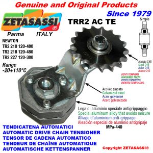AUTOMATIC ARM CHAIN TENSIONER TRR2ACTE with hardened idler sprocket ACTE Newton120:480-120:380