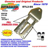 Completely in stainless steel AUTOMATIC LINEAR DRIVE TENSIONER ETL2-SS Newton210:350